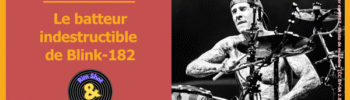 Travis Barker joue de la batterie