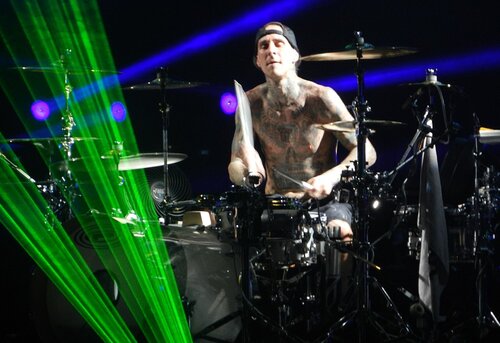 Travis Barker lors d'un concert en 2011