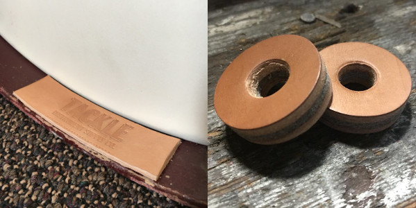 Accessoires en cuir pour les batteurs