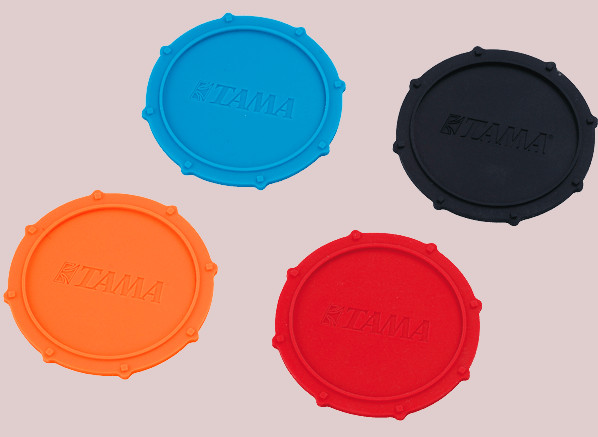 Les sous-verre colores de Tama seraient-ils le cadeau original pour un batteur