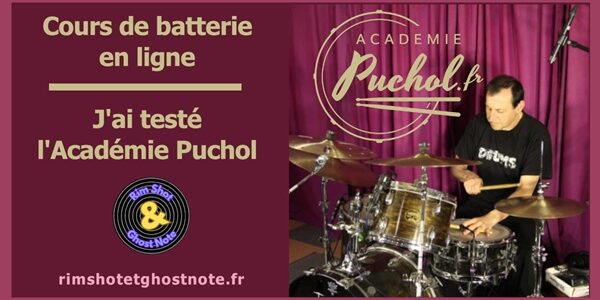 Serge Puchol donne des cours de batterie en ligne