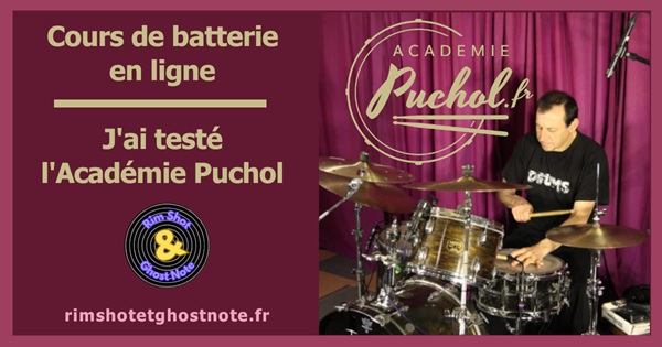 Serge Puchol donne des cours de batterie en ligne