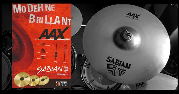 Publicité et cymbale de la série AAX