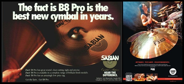 Publicités pour la série B8 Pro