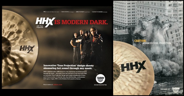 Publicités pour la série HHX